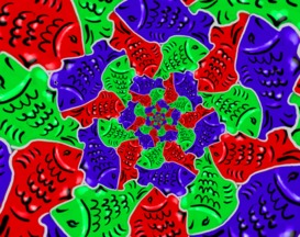 Ornament angefertigt von  Prof. Dr. Dr. Jürgen Richter-Gebert