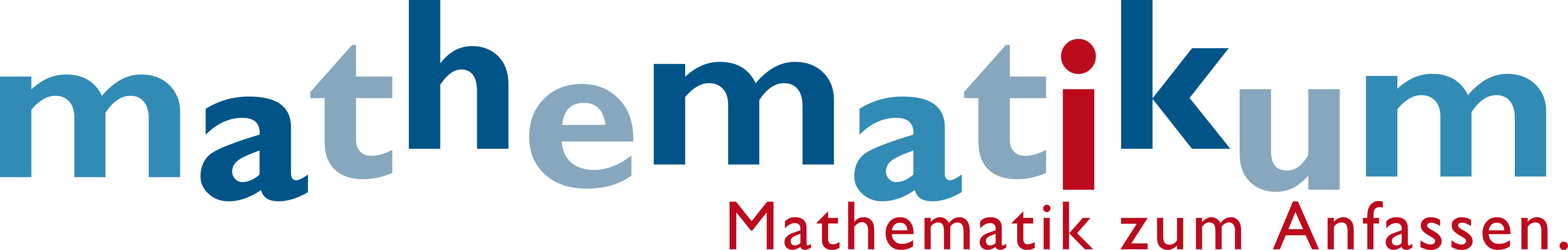 Logo der Wanderausstellung Mathematik zum Anfassen des Mathematikums Giessen